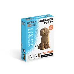 LABRADOR PUPPY - Картонний 3Д пазл Cartonic - мініатюра 2
