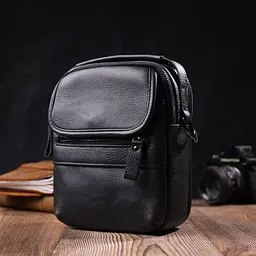 Шкіряна чоловіча сумка Vintage 17х21х7 см sum0023586 - мініатюра 7