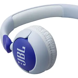 Дитячі накладні навушники JBL Junior 320 Blue (JBLJR320BLU) - мініатюра 7