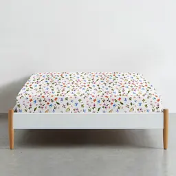 Простирадло на резинці в дитяче ліжечко Cosas Birds Mushrooms 60х120х12 см (BirdsMushrooms_120) - мініатюра 2