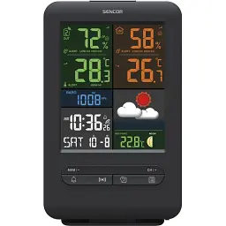 Метеостанція Sencor чорна (SWS7300) - мініатюра 5