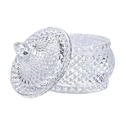 Цукорниця скляна Glass Jay з кришкою в східному стилі, diamonds Yiwu HP-YH-4 - мініатюра 4
