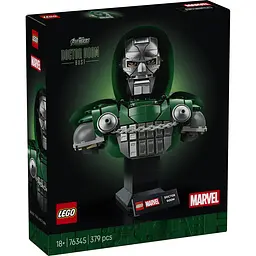 Конструктор LEGO Super Heroes Marvel Бюст Доктора Дума 379 ел. (76345) - мініатюра 2