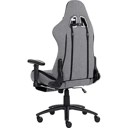 Геймерське крісло GT Racer сіре із чорним (X-2534-F Fabric Gray/Black Suede) - мініатюра 8