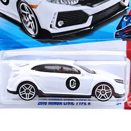 Базова машинка Hot Wheels Nightspeed 2018 Honda Civic Type R біла (5785) JJH88-N521 - мініатюра 4
