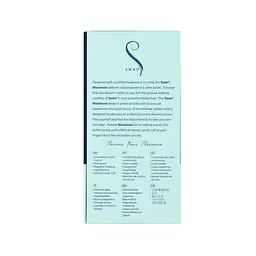 Віброкуля Swan Maximum + Comfy Cuff Blue, суперпотужна, різна інтенсивність, силіконова манжета - мініатюра 10