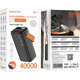 Зовнішній акумулятор Borofone Magnifico BJ66 40000mAh 22.5W Black [130208] - мініатюра 7