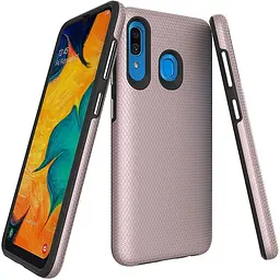 Чохол-накладка Toto Triangle TPU+PC Case Samsung Galaxy A20/A30 Rose Gold - мініатюра 2