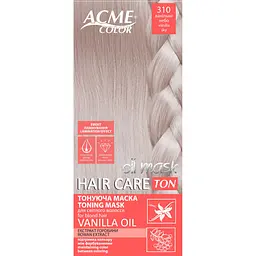 Тонуюча маска для волосся ACME-COLOR Hair Care TON oil mask № 310 Ванільне небо