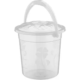 Відро господарське Asude Plastik 10 л 31x31x29 см прозоре (ASD103)