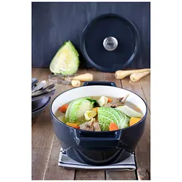 Кастрюля Pyrex Slow Cook чугуна 6.3 л grey (SC4AC28) - мініатюра 3