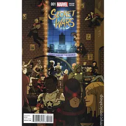 Secret Wars (2015 3rd Series) #1J - Джонатан Гікмен