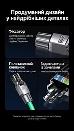 Екранований конектор UGREEN NW314 для кабелю діаметром 6,0–7,8 мм для ізольованих жил діаметром 1,0–1,4 мм RJ45 Cat 6A монтаж без обтискних кліщів для швидкості до 10 Гбіт/с потрібен кабель Cat 6A багаторазового використання для однодротяних і багатодротяних жил з підтримкою PoE підключення без зачищення ізоляції окремих жил з маркуванням T568A/T568B з різьбовим фіксатором кабелю сріблясто-чорний (45706) - мініатюра 10