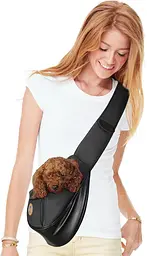 Сумка-переноска для котів і собак дрібних порід Voyager Pet VB18013 Black - мініатюра 3