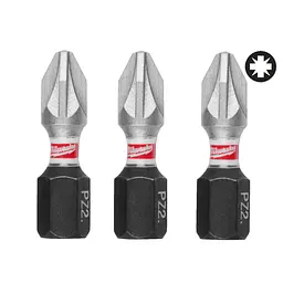 Біта SHOCKWAVE MILWAUKEE, PZ2, 25мм, (3шт)