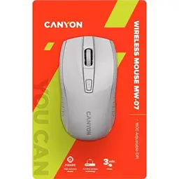 Комп'ютерна мишка Canyon MW-7 Wireless White (CNE-CMSW07W) - мініатюра 5
