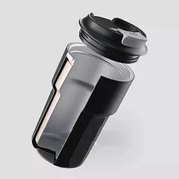 Термокухоль DailyElements Drink Cup 420мл Black (DE08BH003) [106766] - мініатюра 3