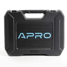 Набір насадок і інструментів Apro CrV 1/2" 90Т 56 шт. 30412 - мініатюра 10