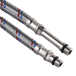 Шланг для змішувача Solomon М10x1/2″ 0,5м (HY6201 A+B) пара в блистере