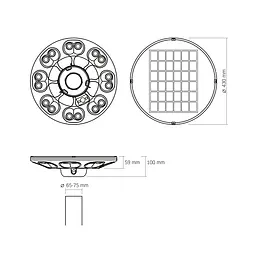 LED світильник автономний парковий Videx 1400Lm IP54 сенсорний (27548-000) - мініатюра 11