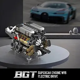 Конструктор двигун W16 від Mould King TECHNIC шестициліндровий для дітей та дорослих, 952 деталей - мініатюра 6