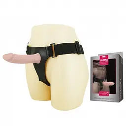 Страпон з вібрацією Ultra Strap On тілесний