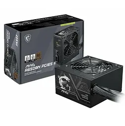 Блок живлення 650 Вт, MAG A650BN PCIE5 II, Black, 80+ Bronze, Active PFC, 12 см MSI teh0034043 - мініатюра 4