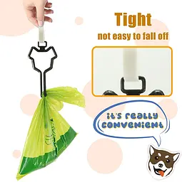 Диспенсер для біопакетів Fioviel dog poop bag dispenser коричневий - мініатюра 8