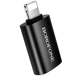 Перехідник Borofone BV 26 Lightning Male to USB Female USB 2.0 Black
