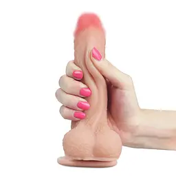 Фалоімітатор Sliding Skin Dong 7 '' Love Toy 66-LV317001 91246 - мініатюра 4