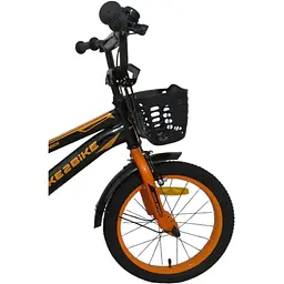 Велосипед дитячий 2-х колісний Like2bike Dark Rider 16" ЦБ-00253701 чорно-помаранчевий (241606) - мініатюра 3