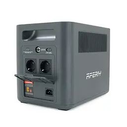 Портативная станция AFERIY AF-P180, LiFePO4 1024Втч. (max1800)Вт, XT60 MPPT 11.5-50В-20А(500W), 4xAC 220v. LED. 2-USB-A 18W , 2xType-C PD20+140Вт, DC+прикуриватель12В/10А, 100% заряд - 1,5 часа, 350*220*263 мм, 11.6kg - мініатюра 4