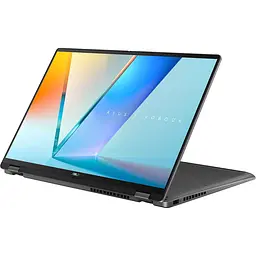 Ноутбук ASUS Vivobook 16 Flip TP3607AA-SI044X (16 F OLED, Intel Core 9 386H, 32 GB, 1 TB, Intel HD, W11P) Matte Gray (90NB17B1-M002U0) - мініатюра 9