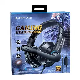 Ігрові Навушники Borofone BO102 Amusement Чорний - мініатюра 4