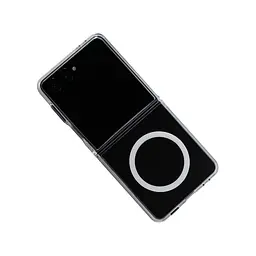 Чехол Samsung Galaxy Flip7 5G, Clear MagCase, прозрачный, противоударный, магнитный, панель-накладка с поддержкой MagSafe, поддержка беспроводной зарядки MagSafe, защита всего корпуса, TPU+PC, ArmorStandart (ARM88135) - мініатюра 7