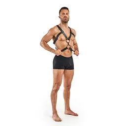 Портупея Bedroom Fantasies Rocco Masculine Masterpiece - Black - мініатюра 5