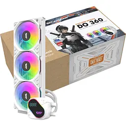Система водяного охолодження darkFlash Explore DO360 White [156584] - мініатюра 4