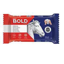 Маса для моделювання Bold Smarta антрацитова самозастигаюча 500 г