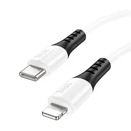 Кабель Hoco X82 iP PD silicone charging data cable White