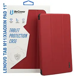 Чохол до планшета BeCover Smart Case Lenovo Tab M11 (2024) TB-TB330FU/Xiaoxin Pad 11 (2024) 11" Red Wine (710458) - мініатюра 2