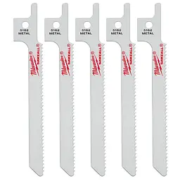 Полотно для шабельних пил THIN KERF MILWAUKEE, для фігурної різки, 90х1,8мм, (5шт), (метал) (заміна 48475162) - мініатюра 2