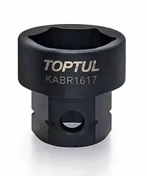 Головка торцева ударна низькопрофільна із 6-гр. хвостовиком 1/2" 17 мм TOPTUL KABR1617