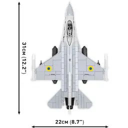 Конструктор Cobi Літак F-16C Fighting Falcon (UA), 500 деталей (COBI-5893) - мініатюра 6