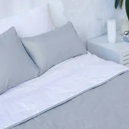 Декоративне покривало Sonex Capri 220х240 см сіре з білим (SO102405) - мініатюра 4