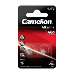 Батарейка AG3 / LR41 Alkaline * 2 Camelion (AG3-BP2)