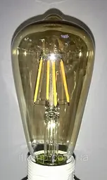Лампочка Лампа ретро (лофт) Levistella LED ST64 4w - мініатюра 2