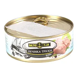 Печінка Тріски Baltic Fish натуральна ж / б ключ 230 г - мініатюра 6
