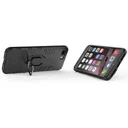 Чохол бампер Primolux Ring Armor для Apple iPhone 7 Plus / iPhone 8 Plus Black - мініатюра 2
