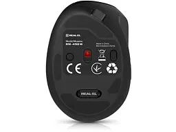 Миша REAL-EL RM-490W Black (EL123200058) - мініатюра 9