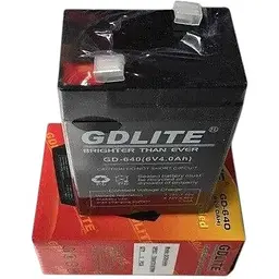 Свинцево-кислотний акумулятор Gdlite GD-640 6V 4.0Ah (51890) - мініатюра 3